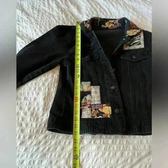 Vintage Apache West Denim Jacket Size Large - Picture 7 of 13